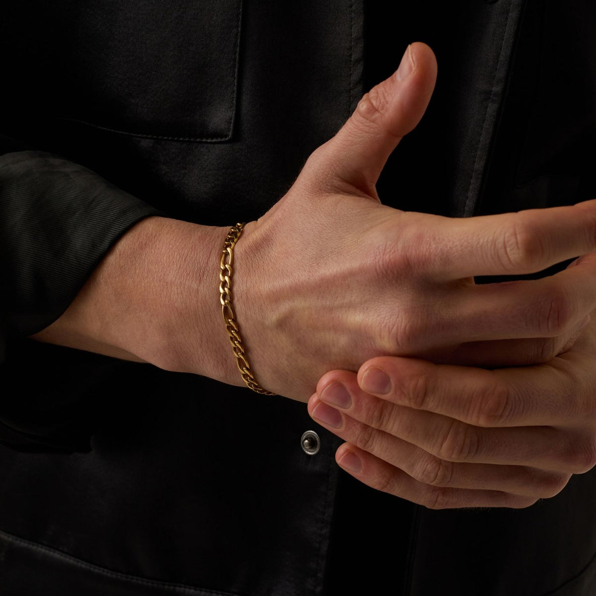 Figaro Bracelet (Gold) 5mm