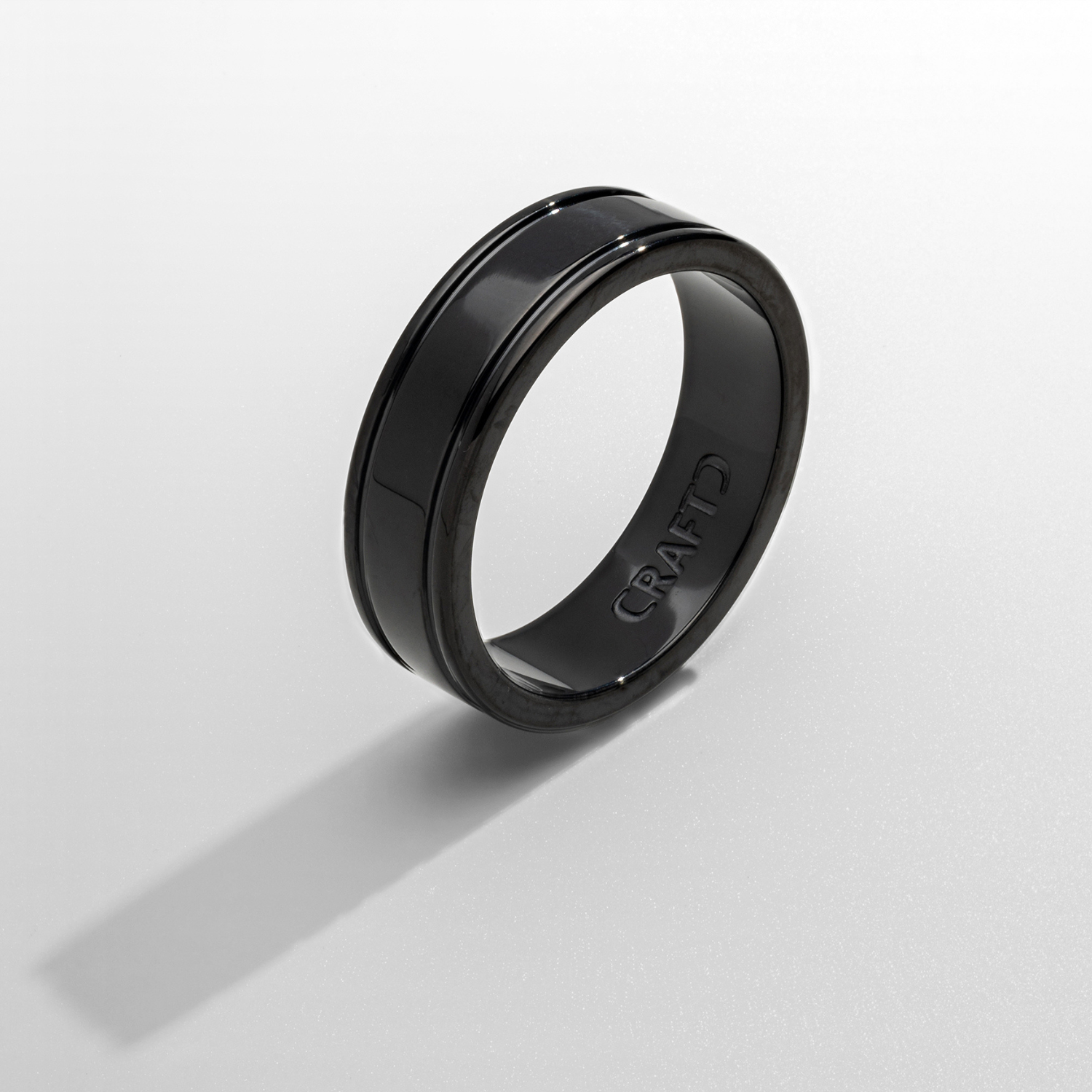 CRAFTDLondon クラフトロンドン 指輪 BAND 2.0 RING BLACK Band 2.0 Ring (Black)