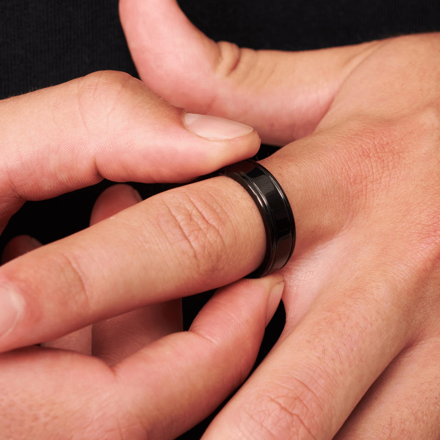 日本未入荷 CRAFTD London BAND 2.0 RING Band 2.0 Ring (Black)