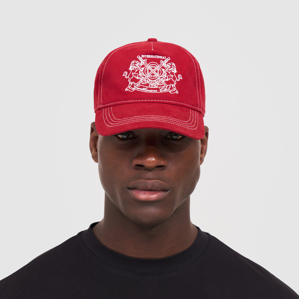 Cappello Gentlemen's Club (rosso/bianco)