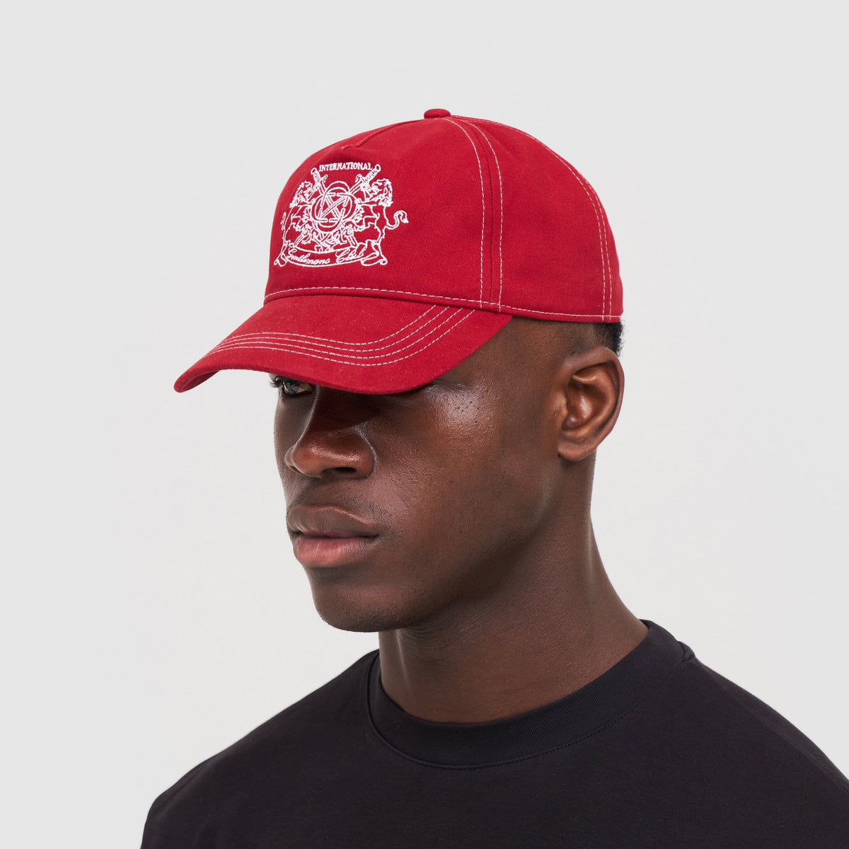 Cappello Gentlemen's Club (rosso/bianco)