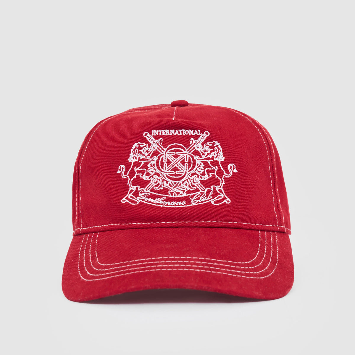 Cappello Gentlemen's Club (rosso/bianco)