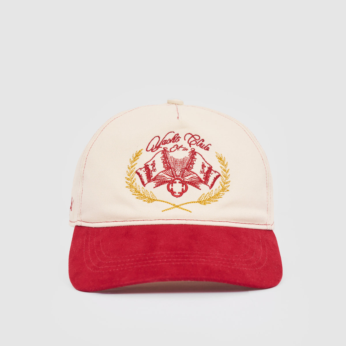 Casquette Yacht Club (crème/rouge)