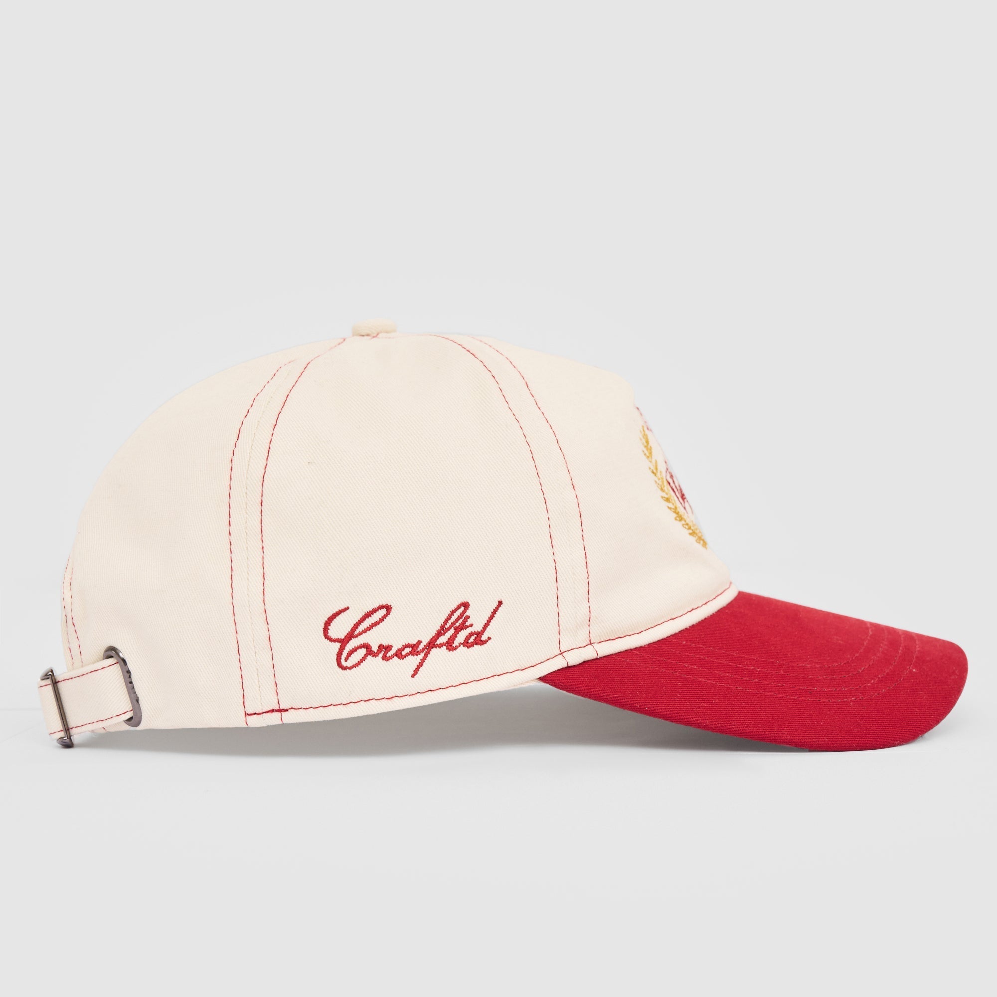 Yacht Club Cap (Cream/Red)