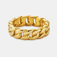 Cuban Band Ring (Gold) 6mm