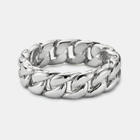 Cuban Band Ring (Silver) 6mm