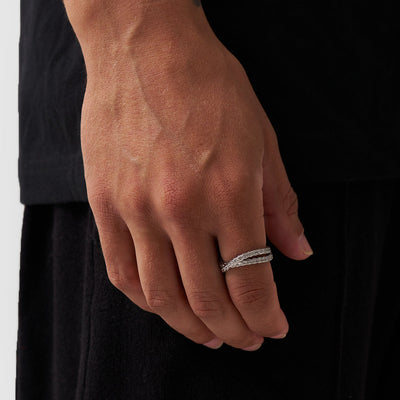 Rope Wrap Ring (Silver)