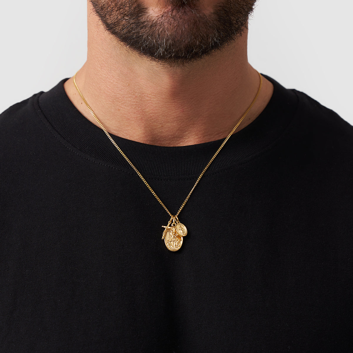 【CRAFTD London】JESUS & MARY ネックレス Jesus & Mary (Gold)
