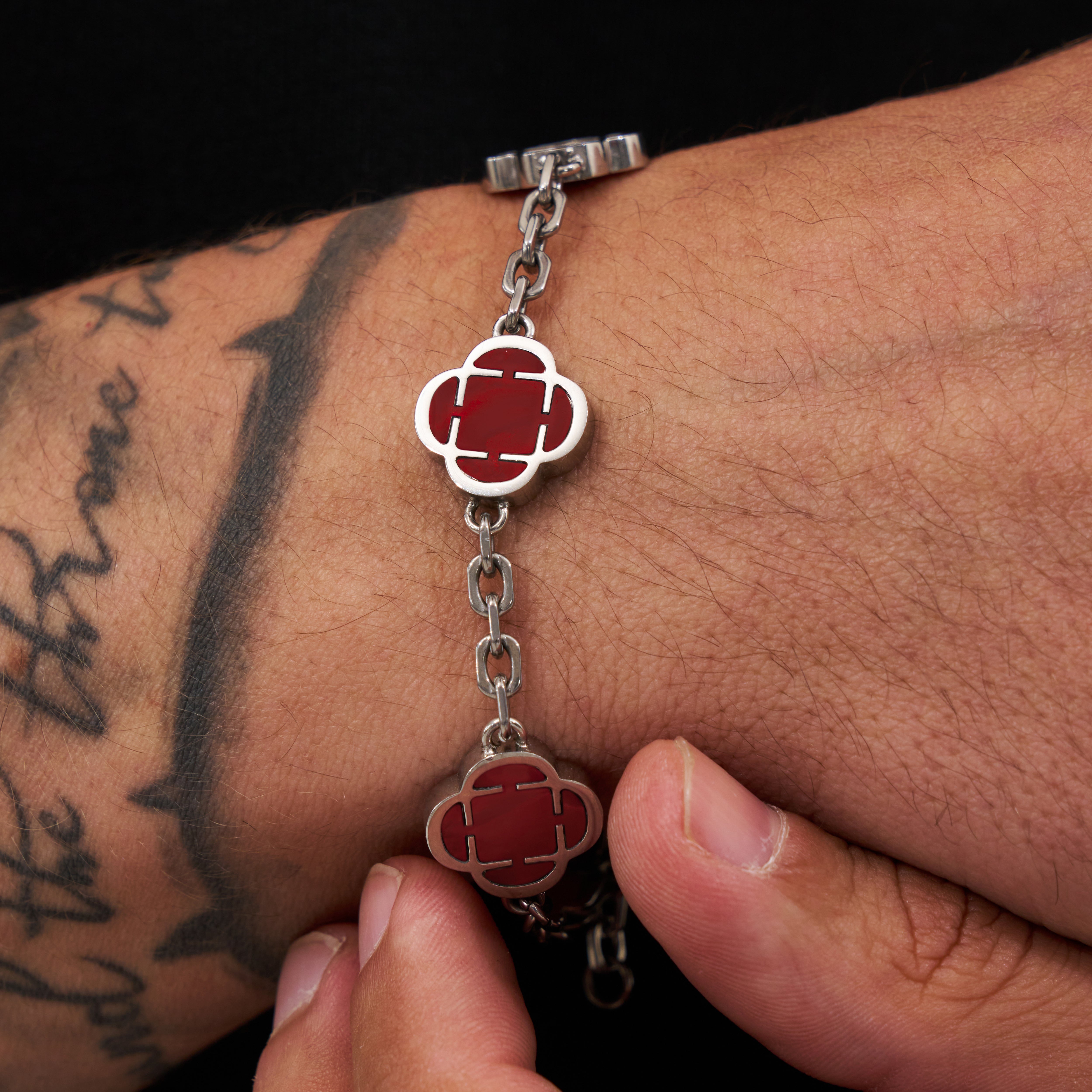 CRAFTDLondon クラフトロンドン RED CRYSTAL GEMSTONE BRACELET 楽天市場】CRAFTD London クラフトロンドン ブレスレット ICED