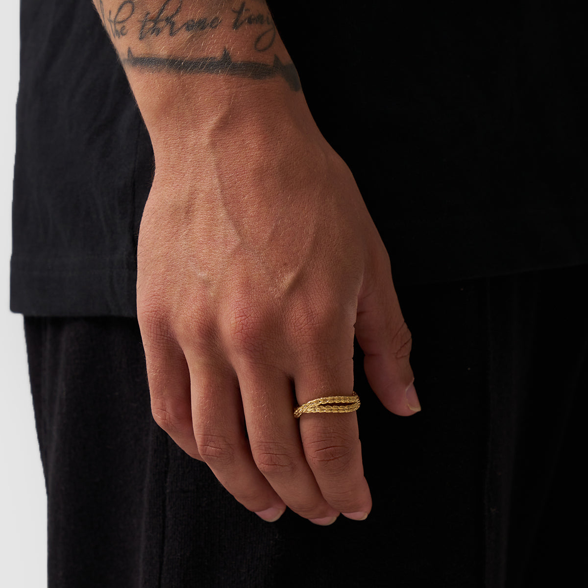 Rope Wrap Ring (Gold)