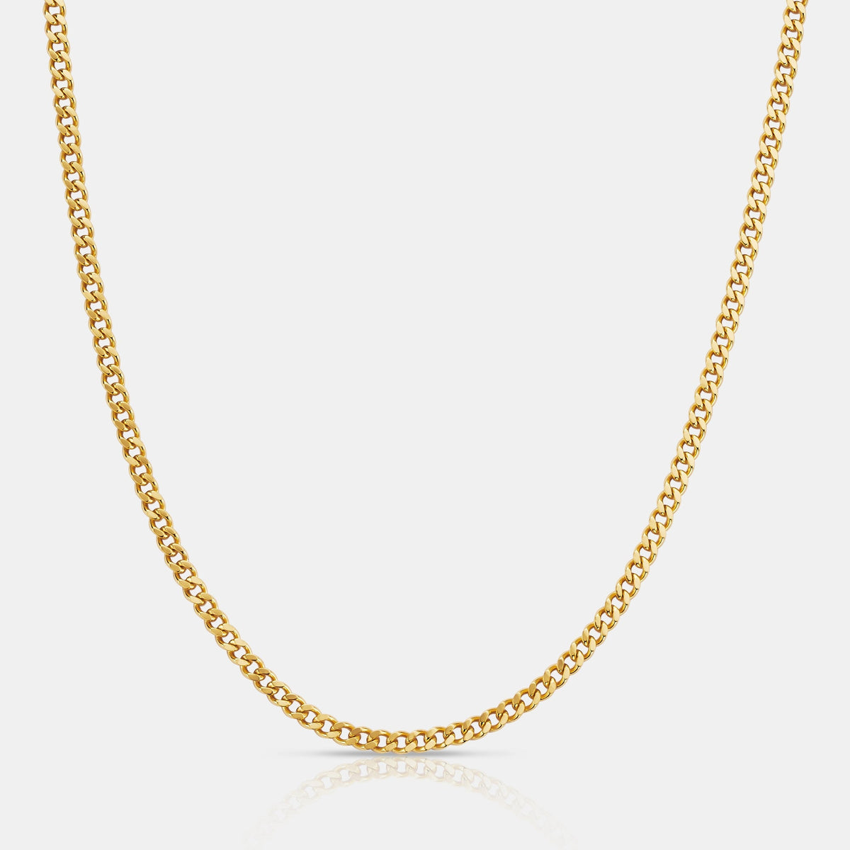 Cuban (18ct Gold) 3mm | Sterling Silver