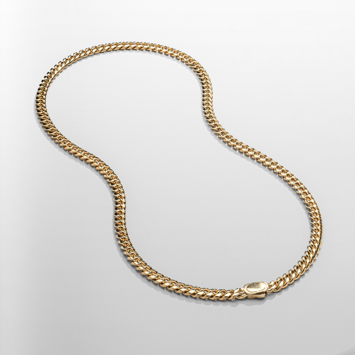 6MM Gold Cuban Link Chain | CRAFTD London