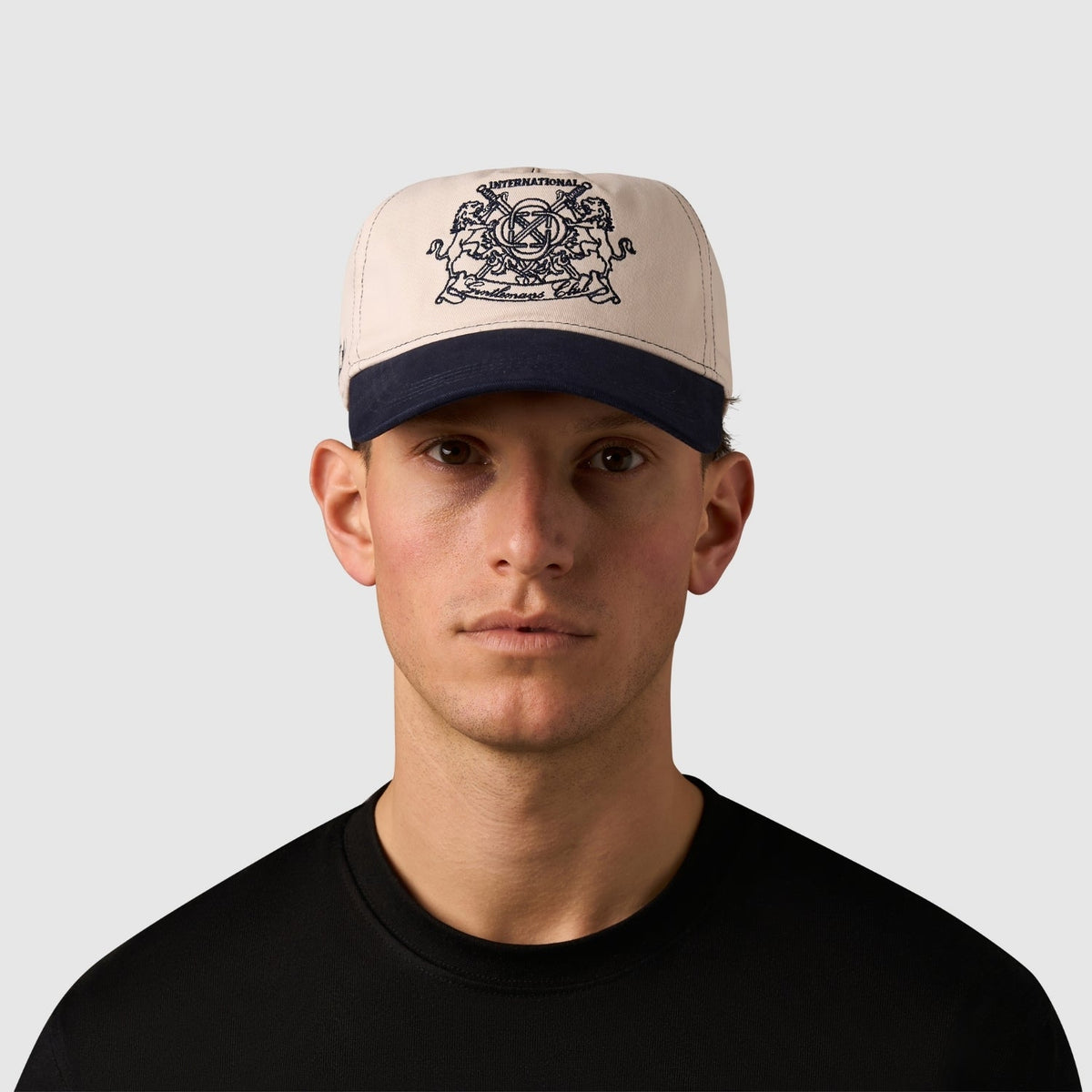 Gentlemen's Club Cap (Cream/Navy)