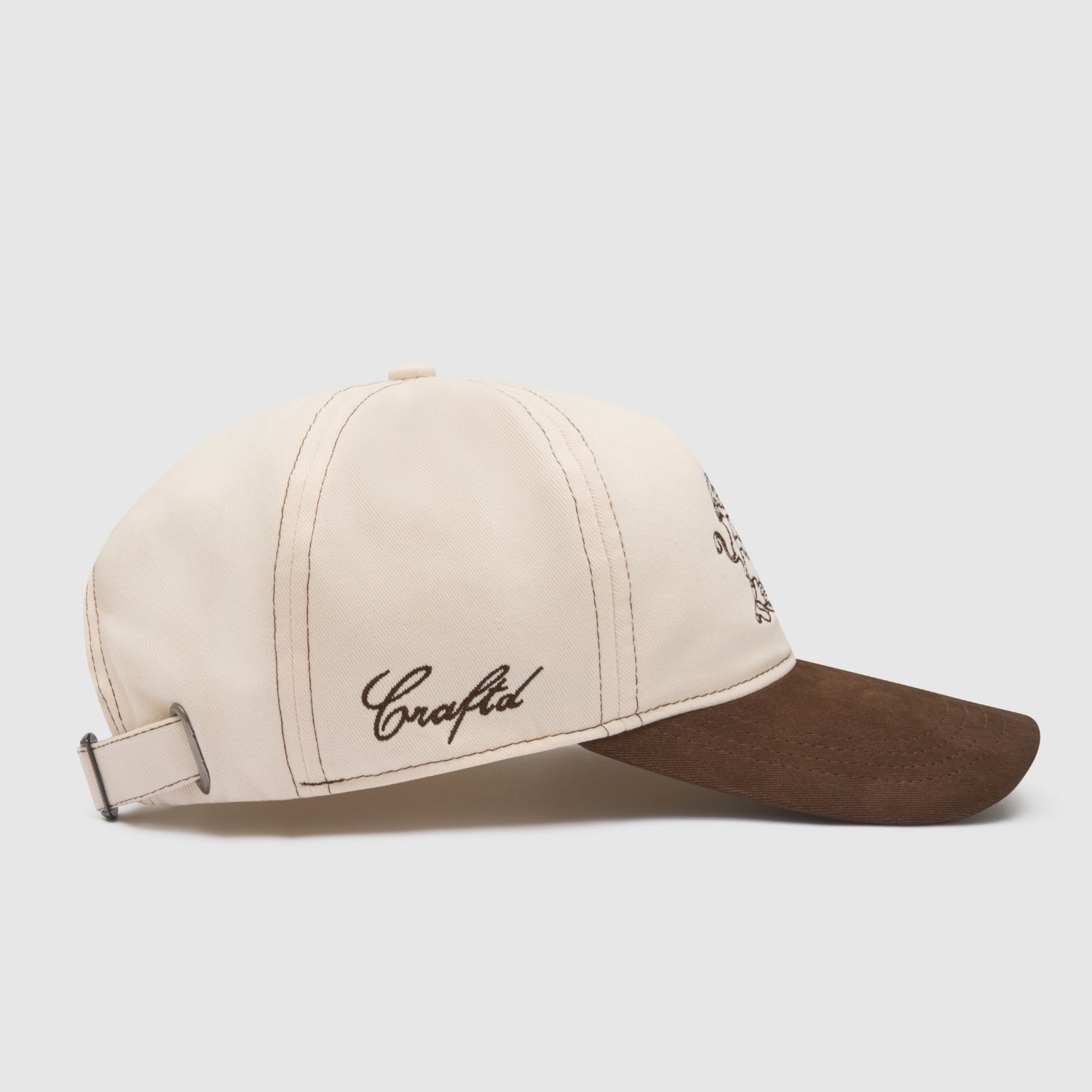 Gentlemen's Club Cap (Cream/Brown)