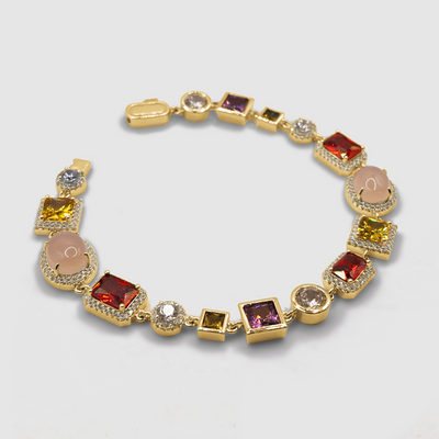 Bracelet de pierres précieuses (or)