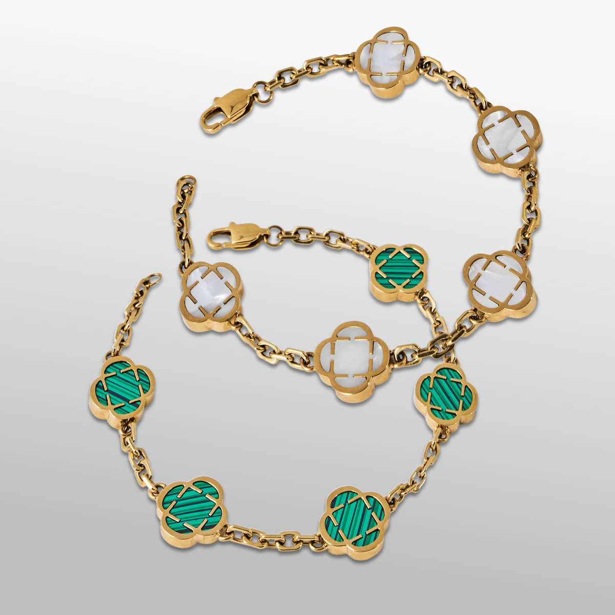 Clover Stone Bracelets Clover Stone Bracelets