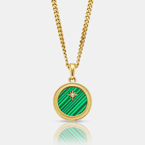 Malachit-Nordstern (Gold)