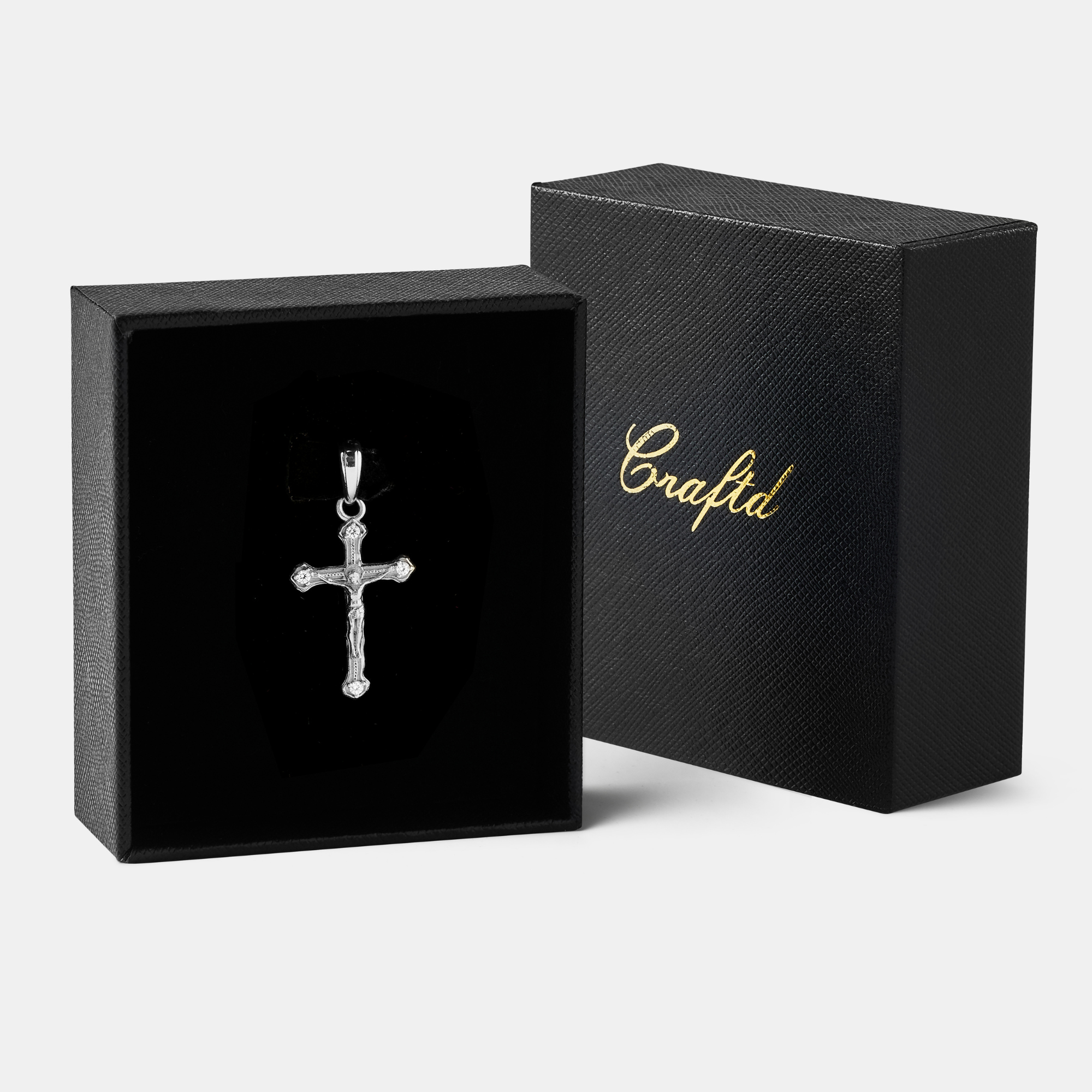 Melted Crucifix (Silver) | Sterling Silver