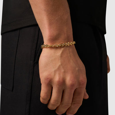 Melted Link Bracelet (Gold)
