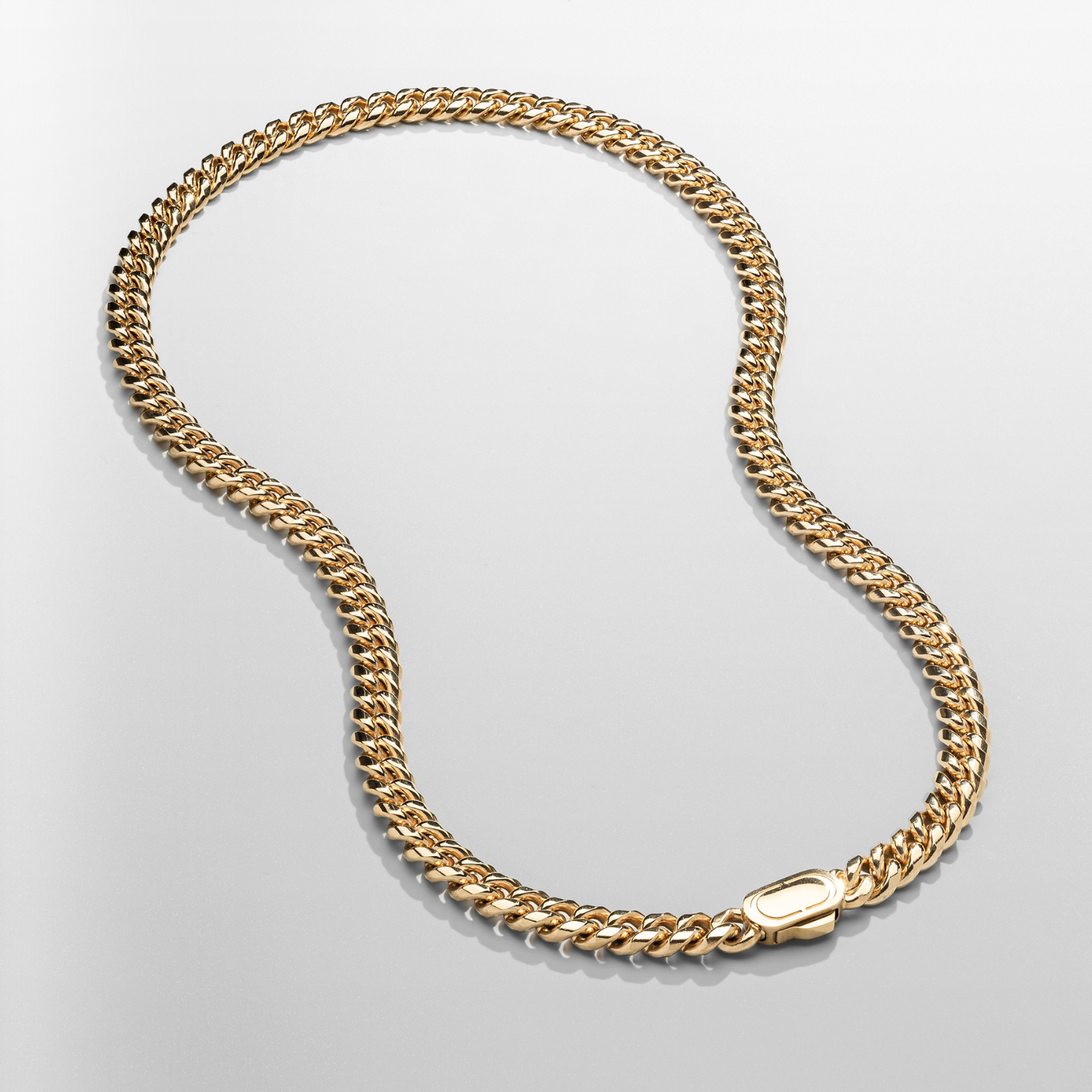 Gold Miami Cuban Chain 8mm | Gold | CRAFTD London Gold Miami Cuban Chain 8mm | Gold | CRAFTD London