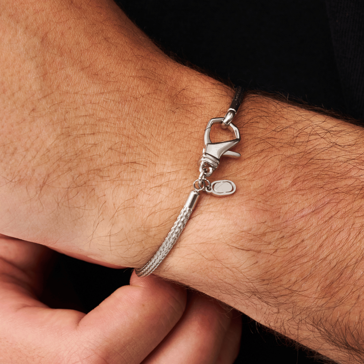 Micro Pleat Bracelet (Silver)