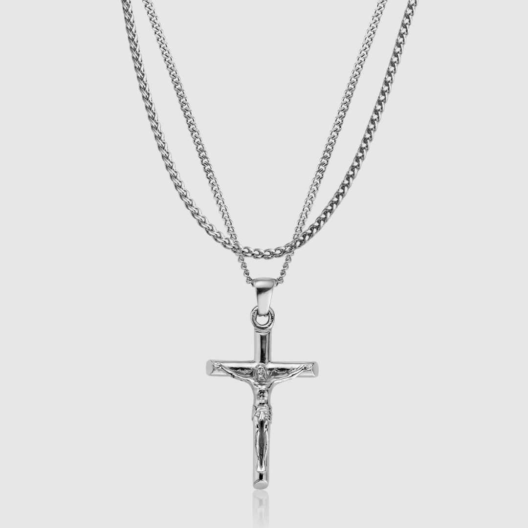 Crucifix Set (Silver)