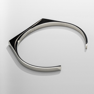 Bracciale rigido rettangolare 5mm (Argento)