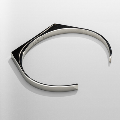 Rectangle Bangle 5mm (Silver)