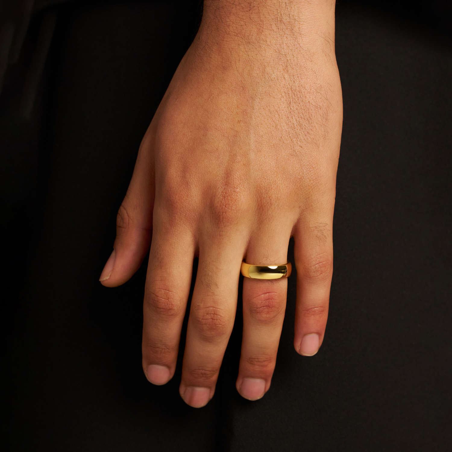 Rounded Wedding Ring (18ct Gold) 7mm