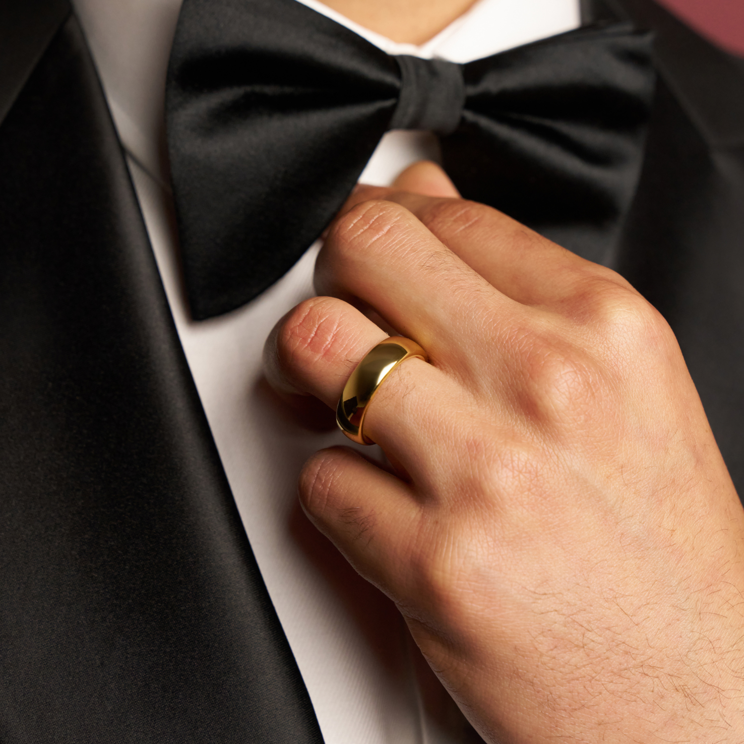 Rounded Wedding Ring (18ct Gold) 7mm