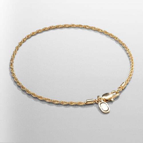 Seilarmband (Gold) 2 mm