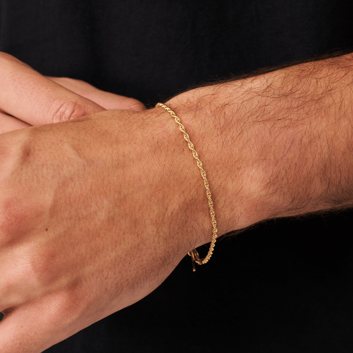 Rope Bracelet (Gold) 2mm