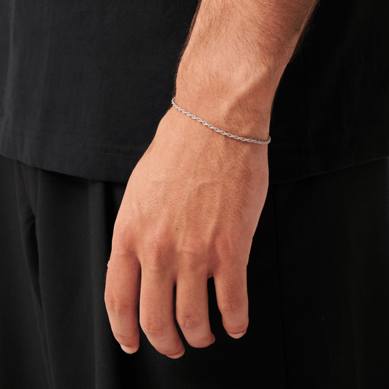 Seilarmband (Silber) 2 mm