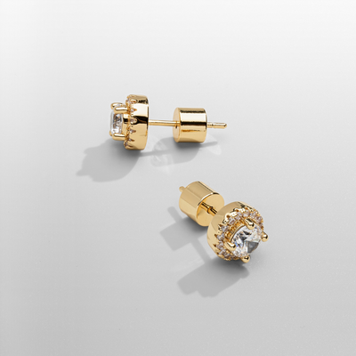 Stud Earrings (Gold)