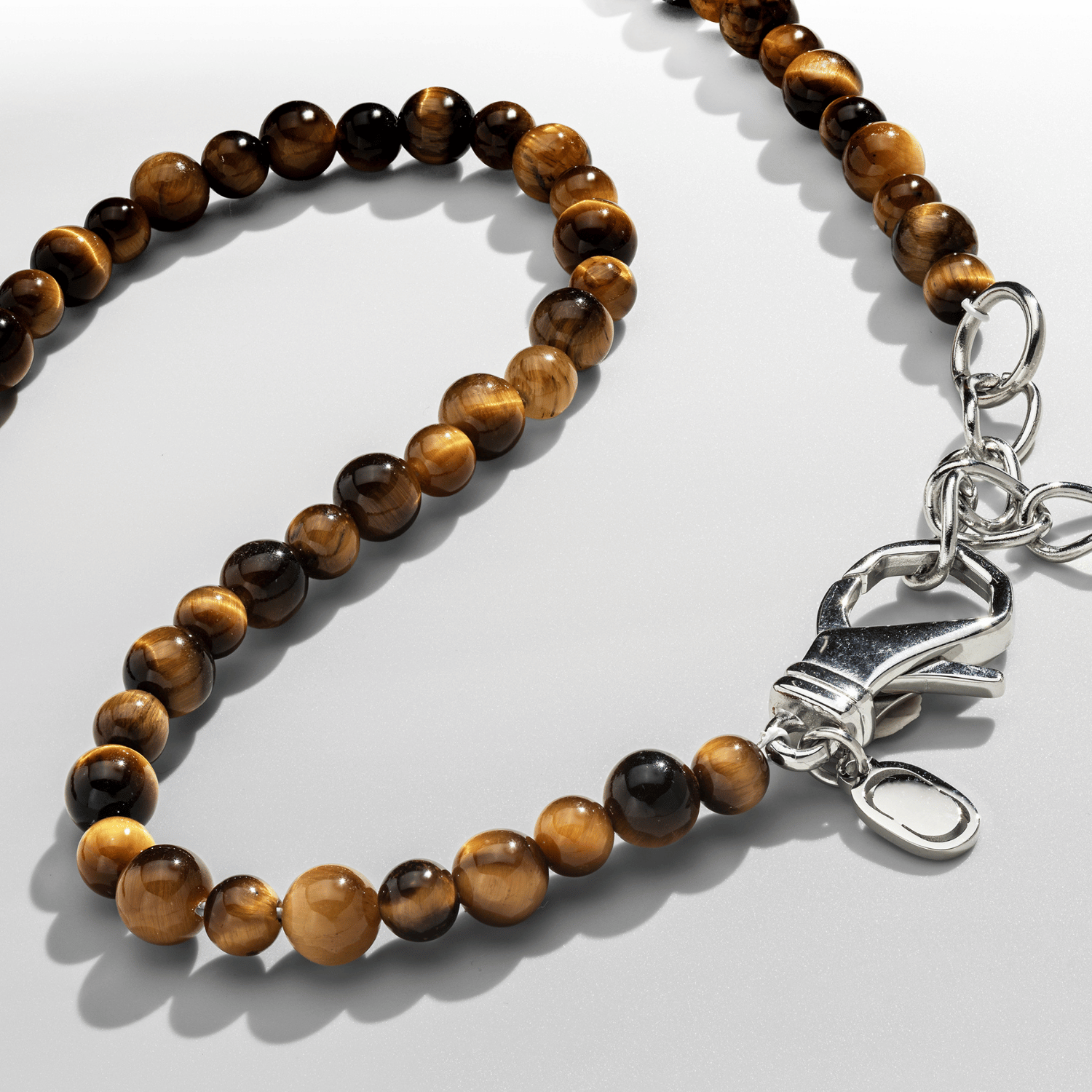 CRAFTD London ネックレス TIGERS EYE BEADED NECKLACE Tigers Eye Beaded Necklace
