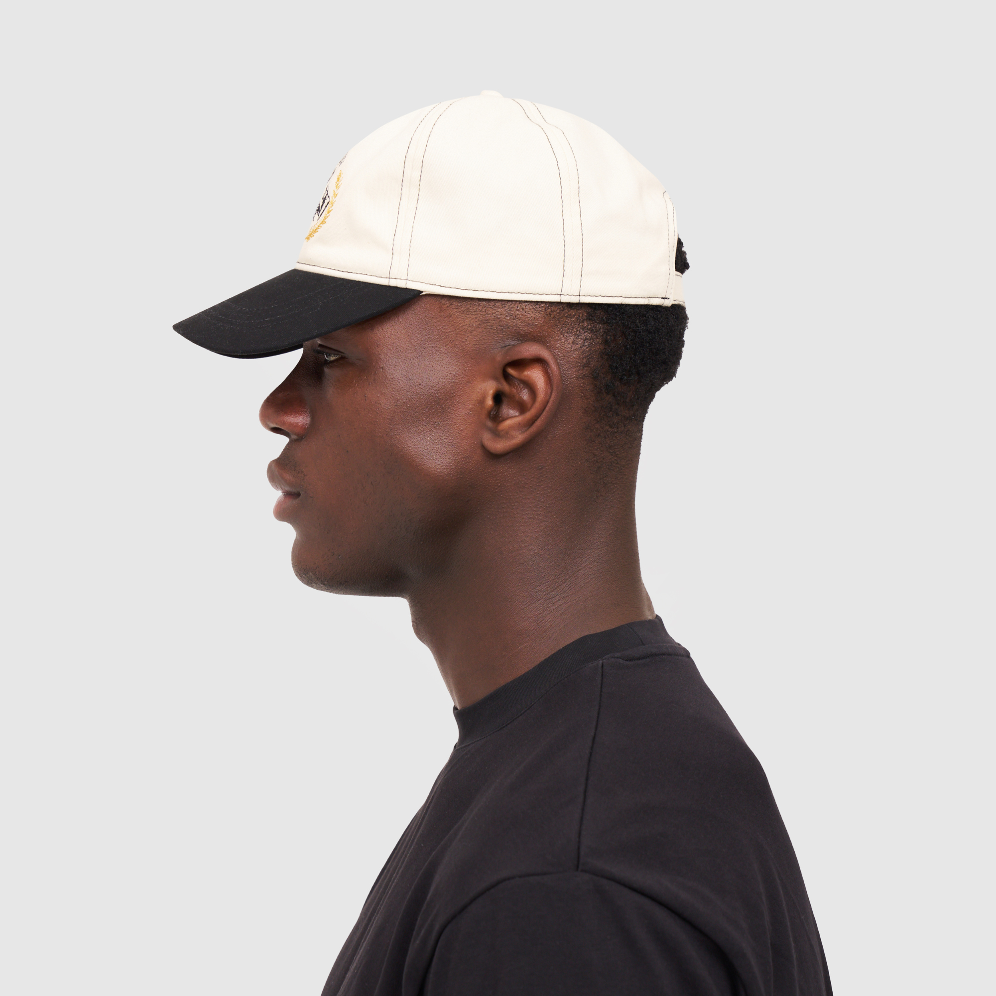 Yacht Club Cap (Cream/Black)