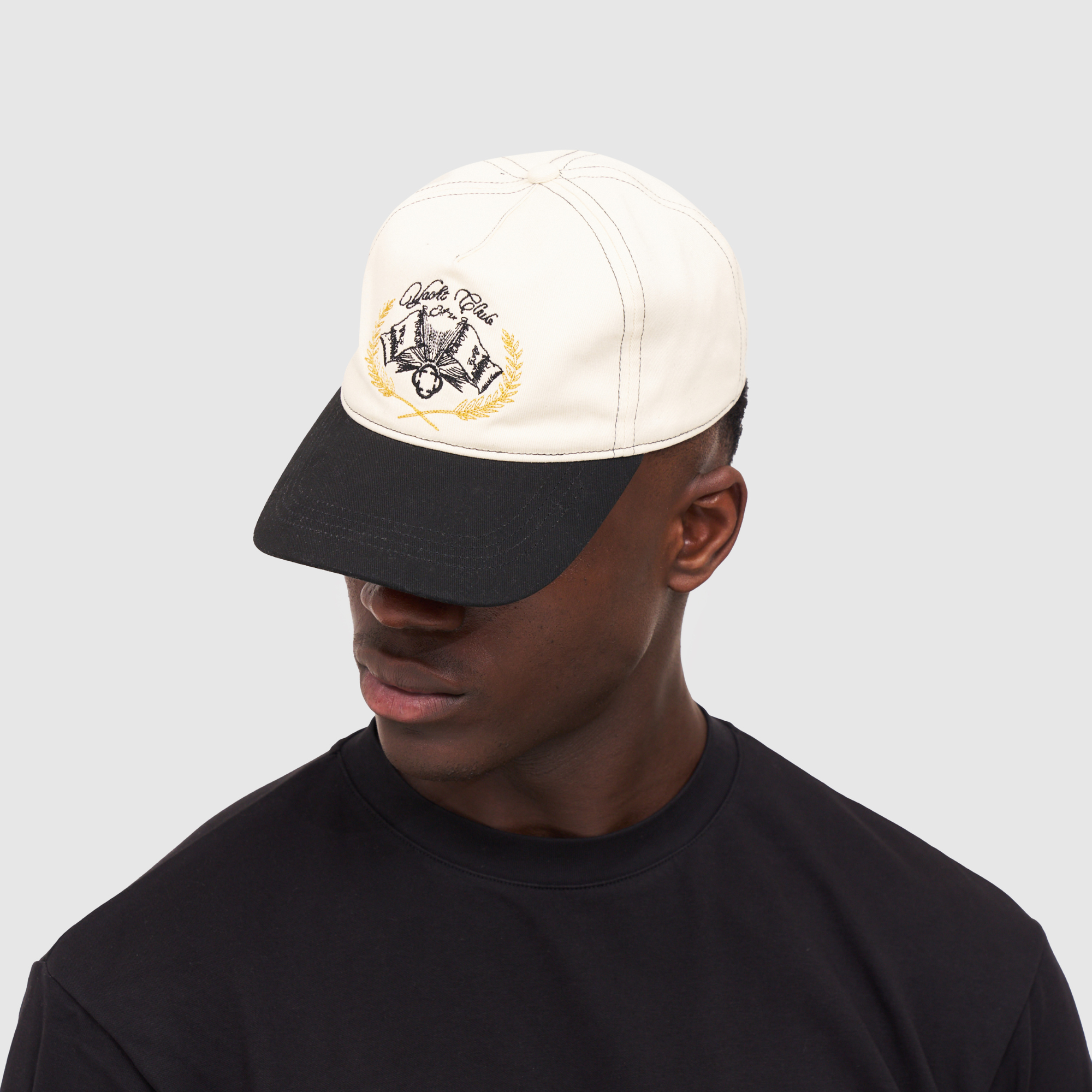 Yacht Club Cap (Cream/Black)