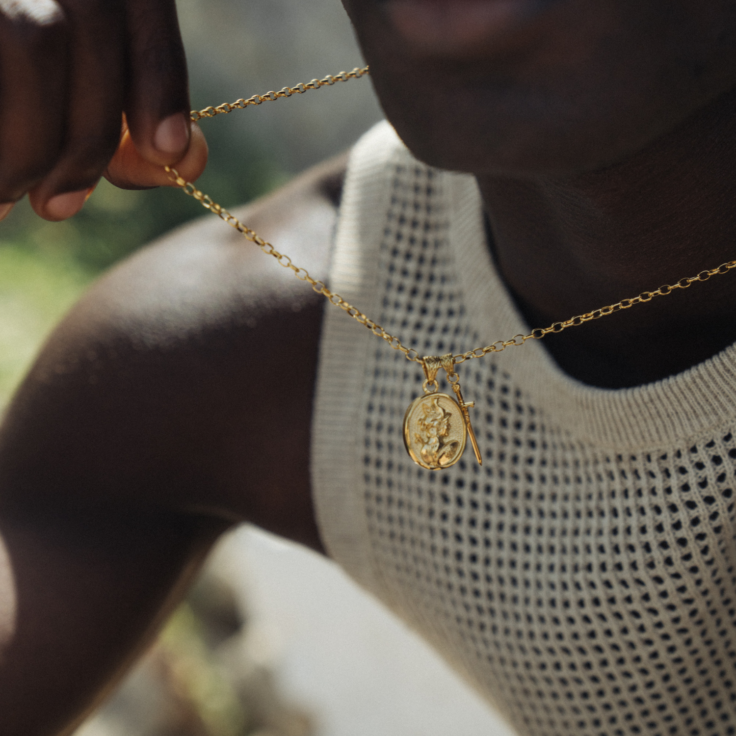 Achilles Pendant (Gold)