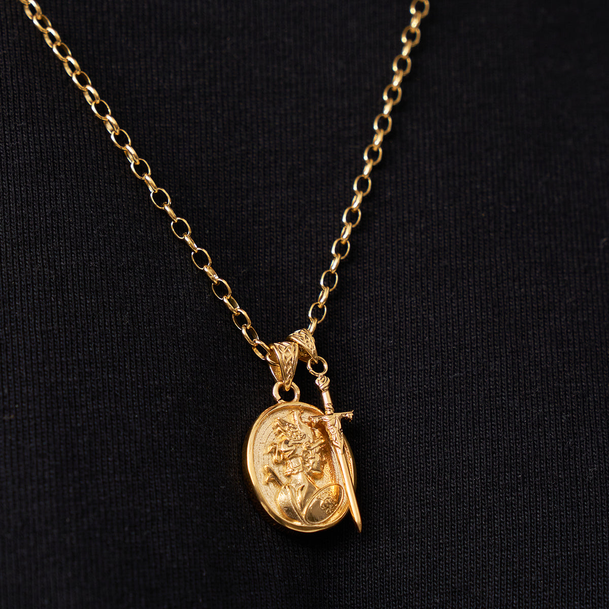 Achilles Pendant (Gold)