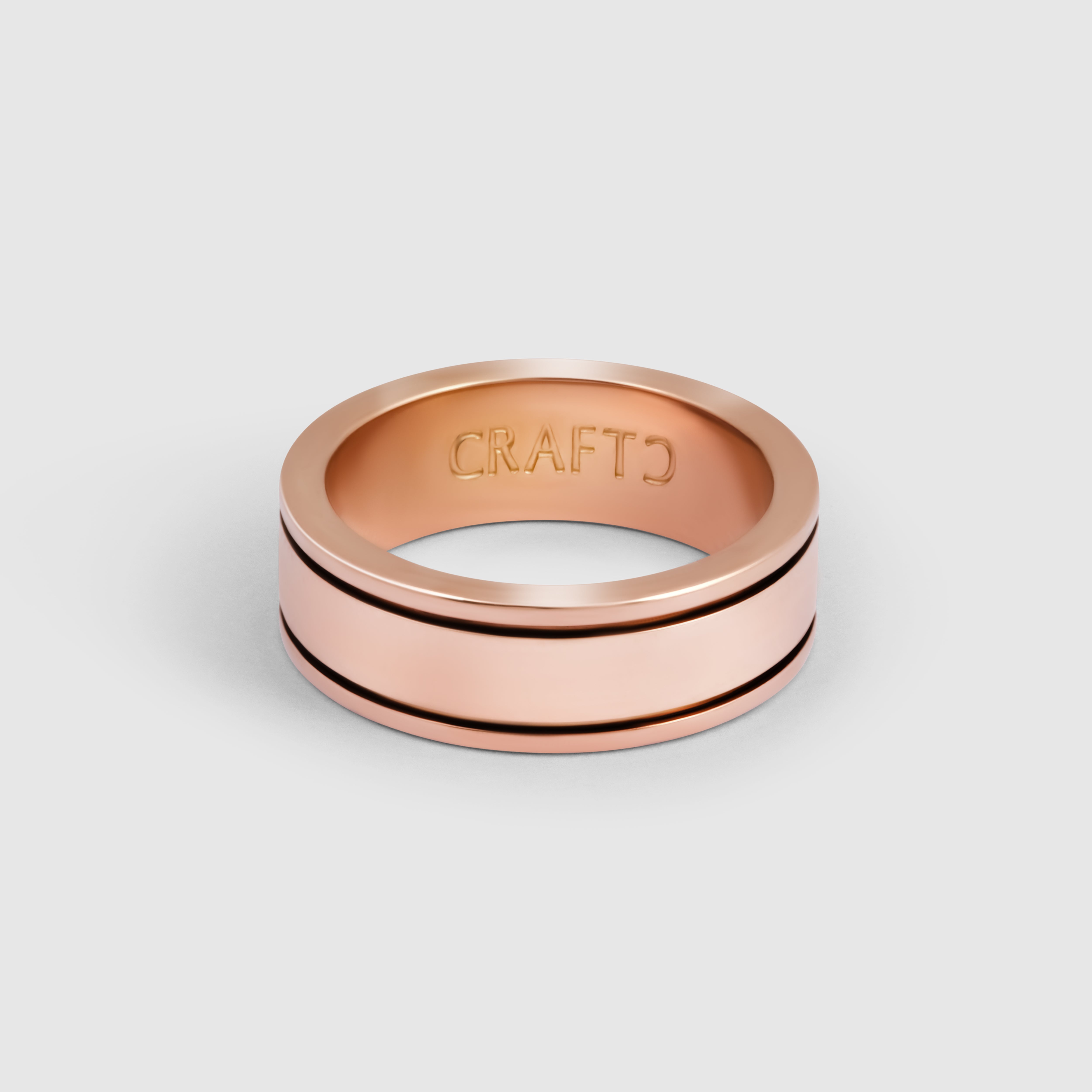 CRAFTDLondon 指輪 BAND 2.0 RING ROSE GOLD 5MM リング Band 2.0 Ring (Rose Gold)