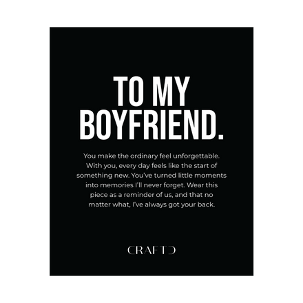 To My Boyfriend