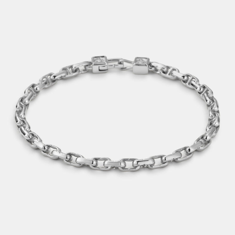 CD Anchor Link Bracelet (Silver)