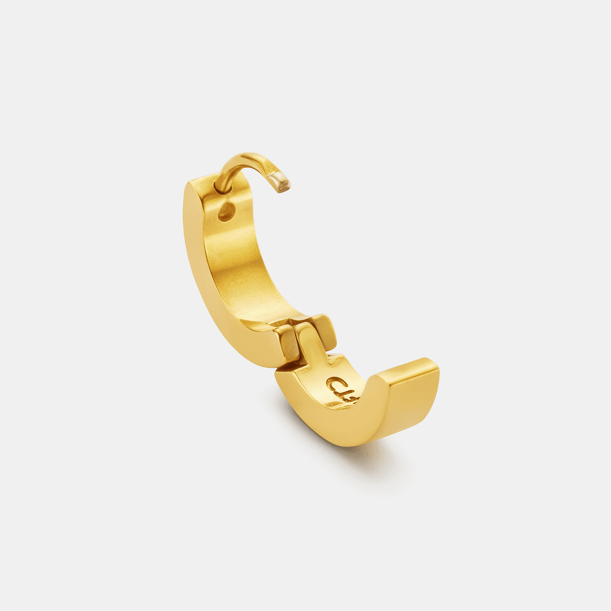 Chunky Hoop Earring (Gold)