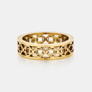 Anillo Banda de Trébol (Oro)