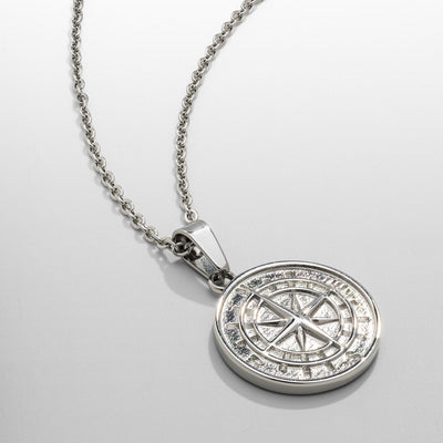 Pendentif Boussole (Argent)