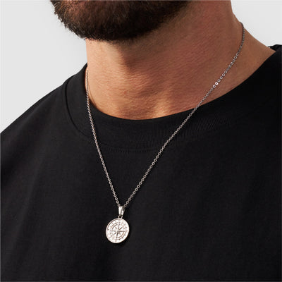 Pendentif Boussole (Argent)