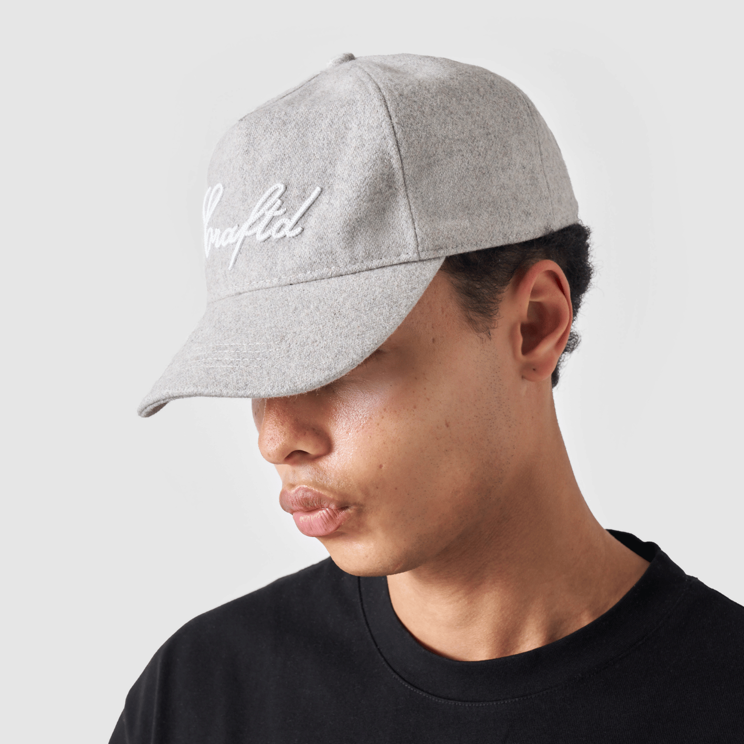 送料税込【CRAFTD London】Wool Signature Cap (Grey)☆国内発送 Wool Signature Cap (Grey)
