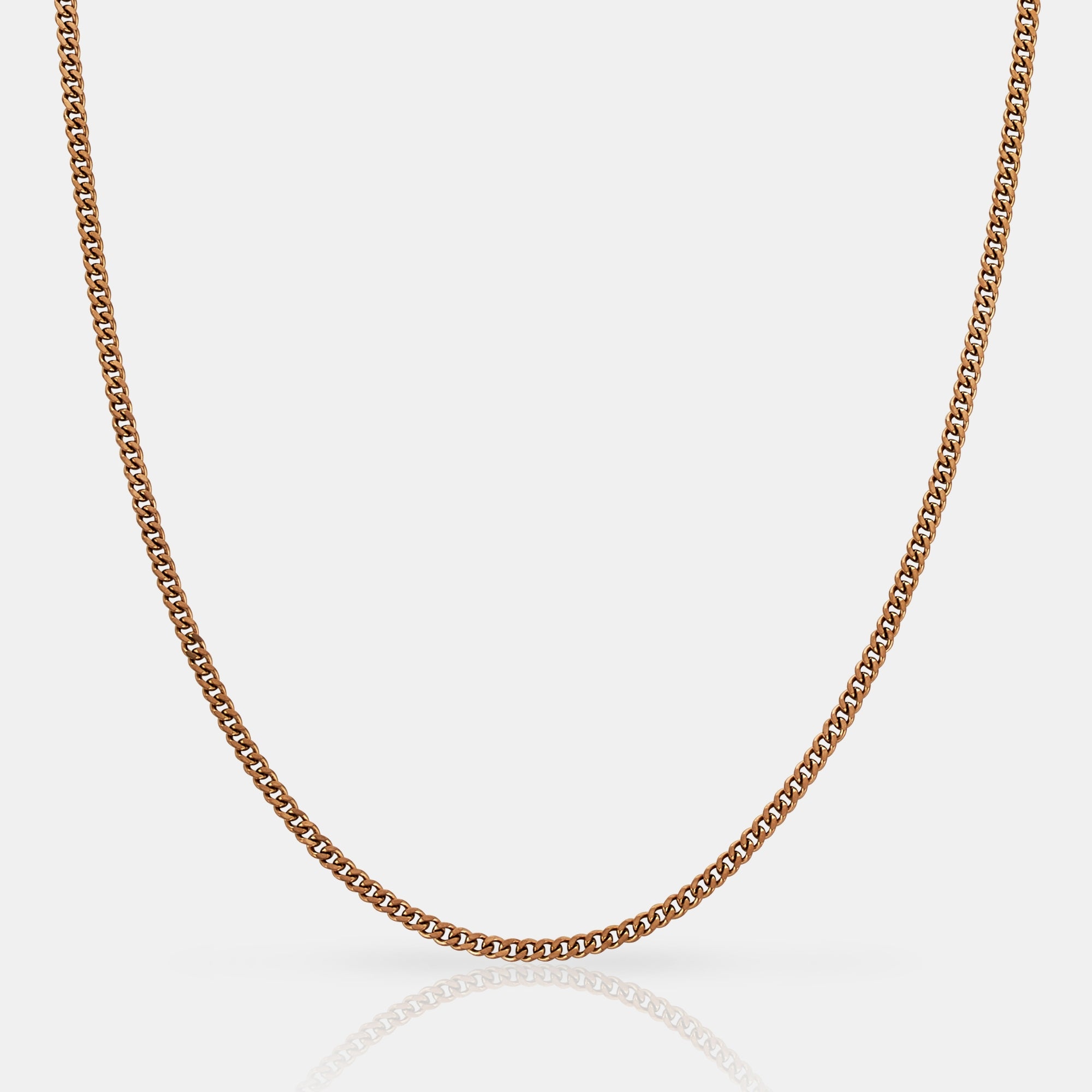 Cuban (Rose Gold) 2mm