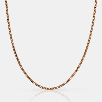 Cuban (Rose Gold) 2mm