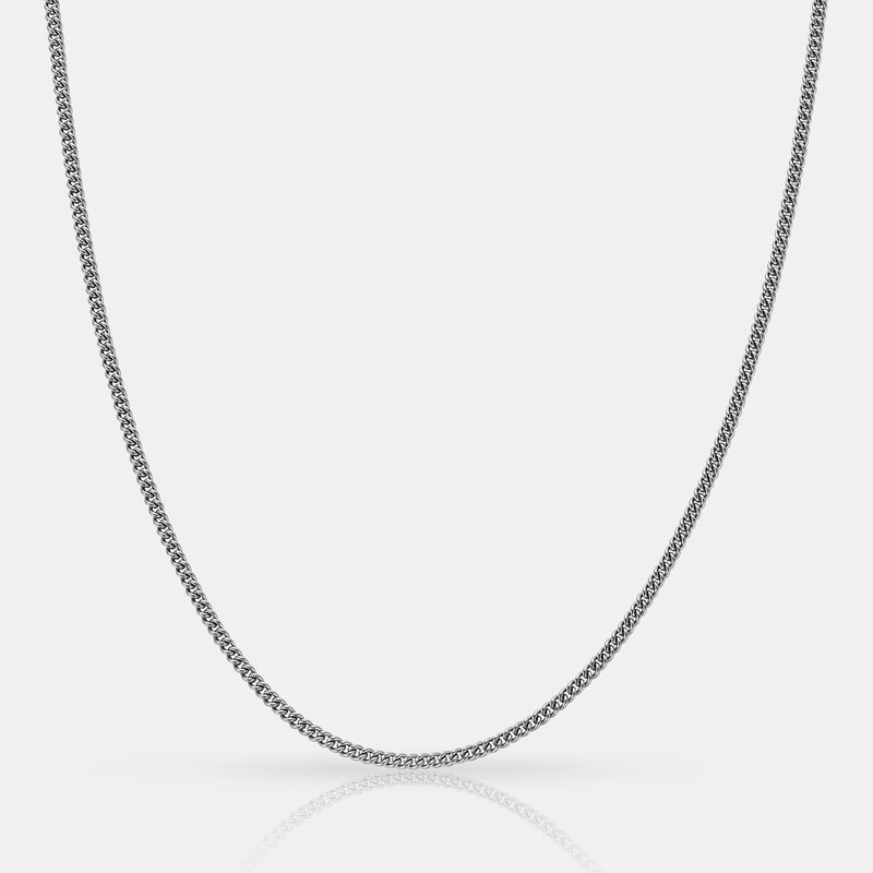 Cuban (Silver) 2mm